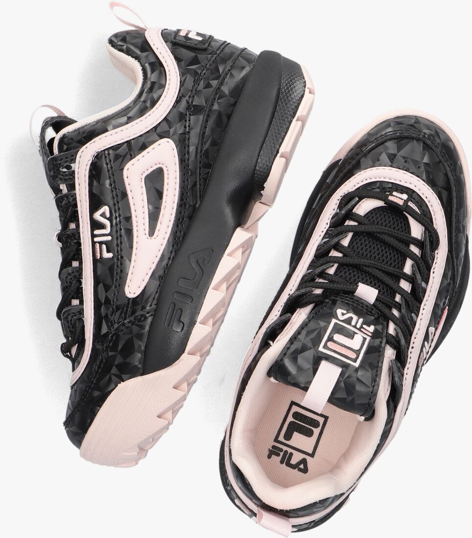 FILA zwarte fila lage sneakers disruptor f kids