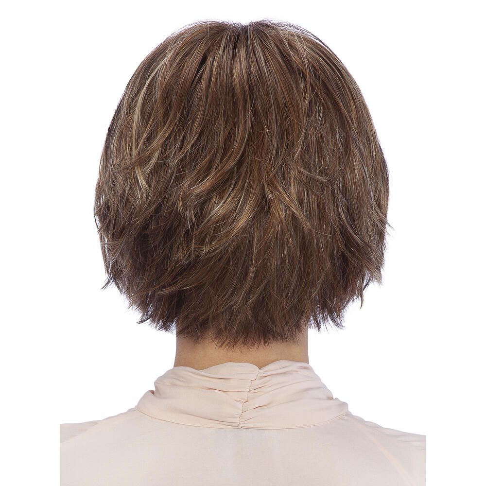 Perücke Sally von trendhair in Haselnussmix, hell gesträhnt
