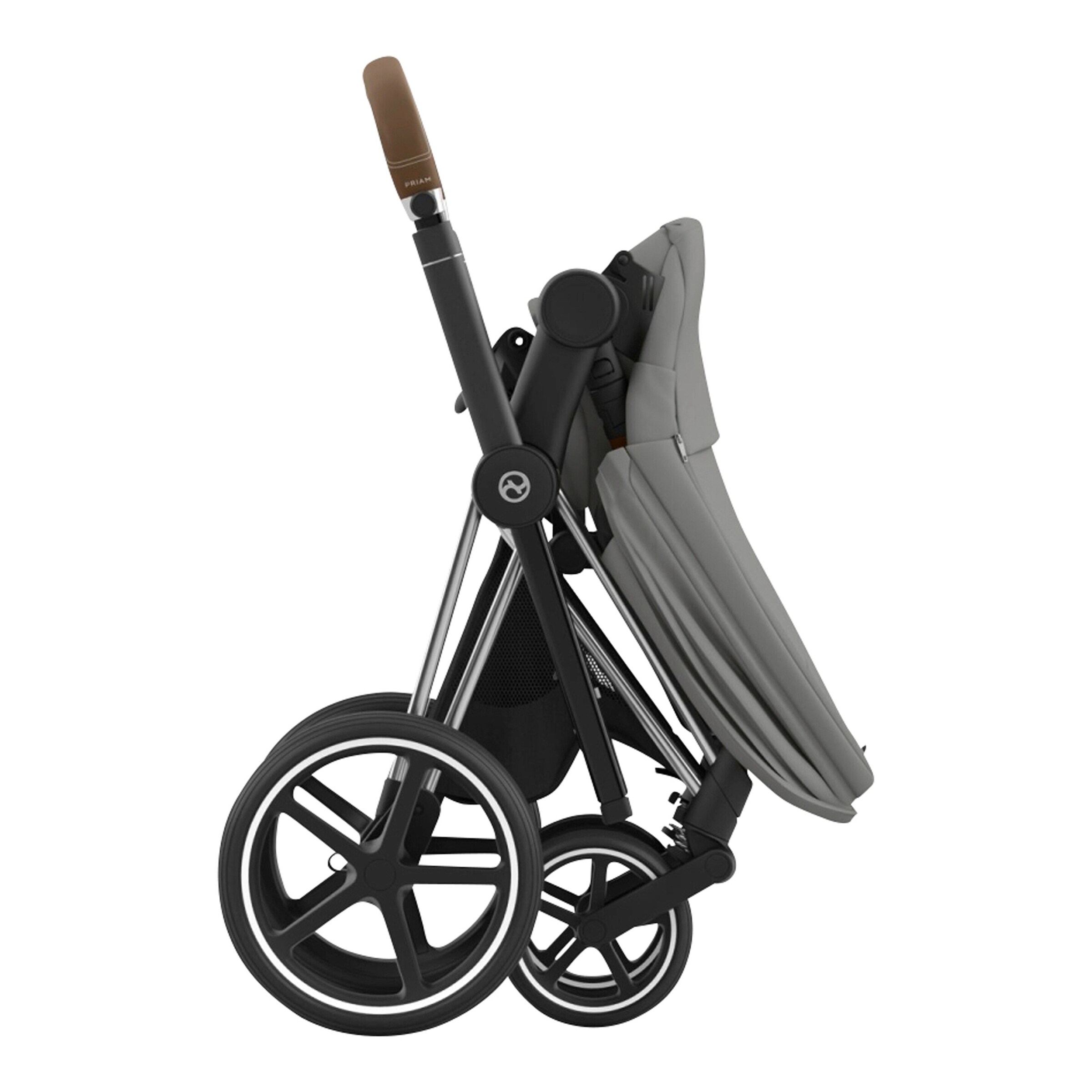 Cybex - PLATINUM Kombikinderwagen PRIAM Comfort Bundle chrome brown / mirage grey
