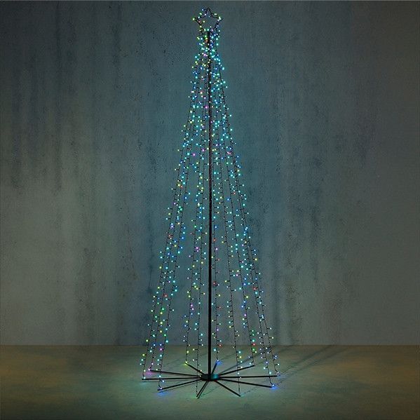 LED Kerstboom 185 cm | Multicolor | 560 lampjes | Geschikt voor buiten | Luca Lighting