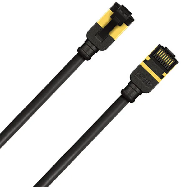 Kordz PRS Cat 6 Noir (7,5 m) Câbles Ethernet