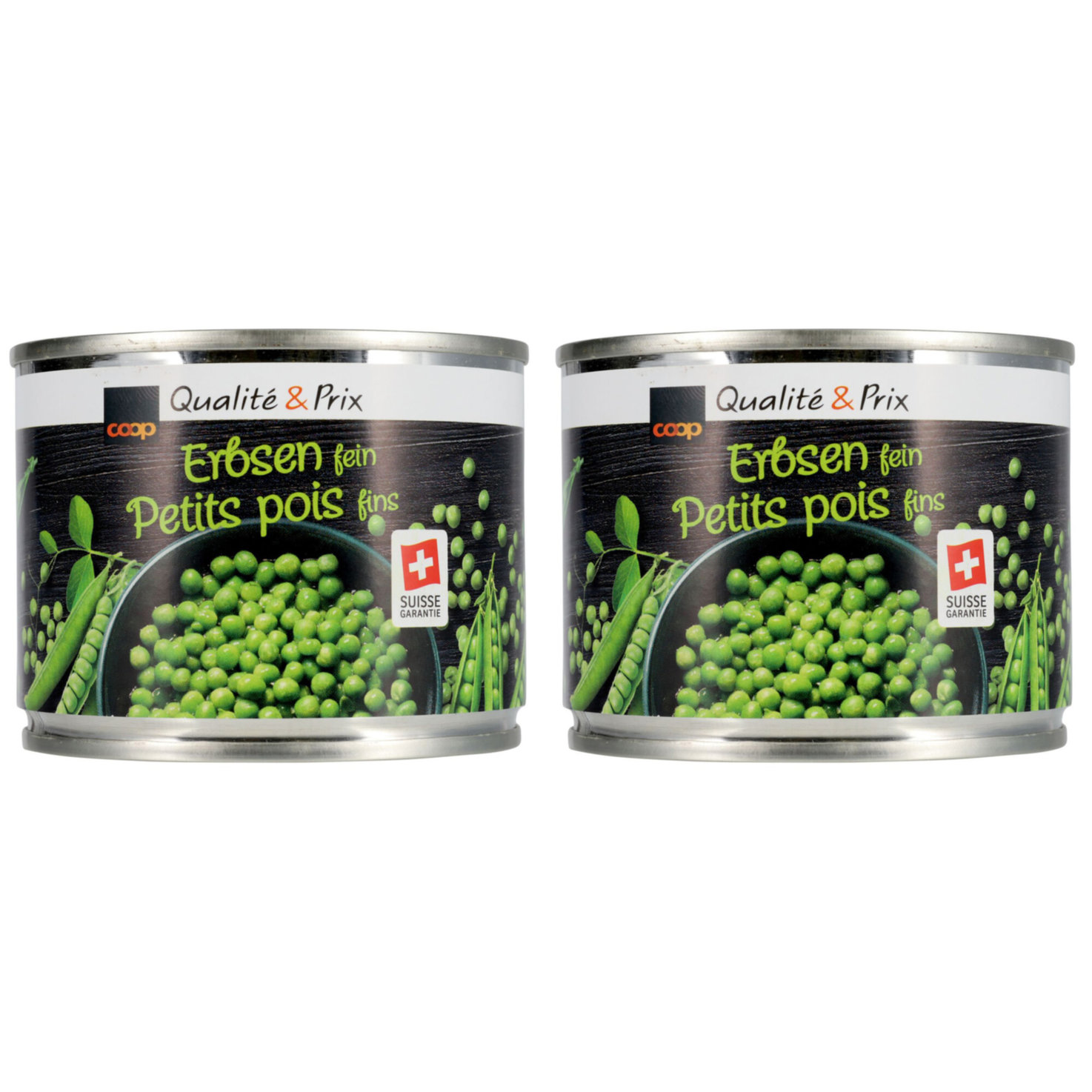 Erbsen fein 2x 125g