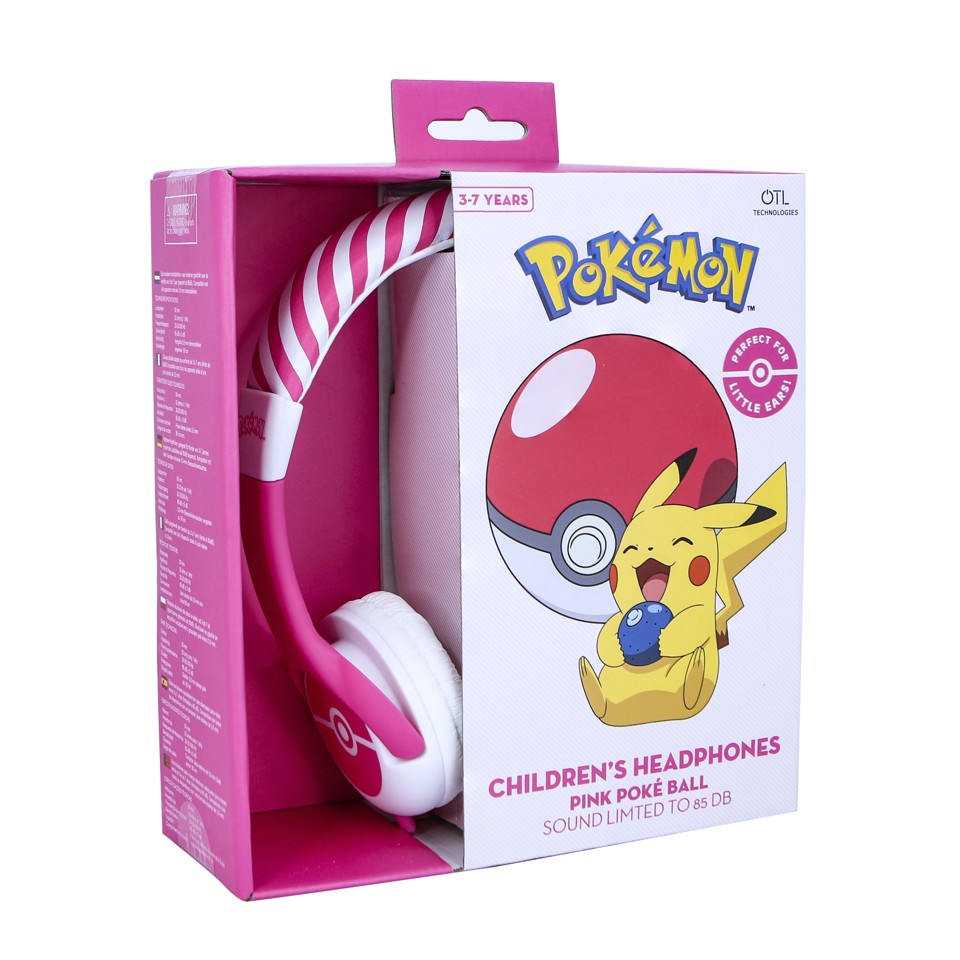 OTL - Junior Hovedtelefoner - Pokemon Pokeball Pink