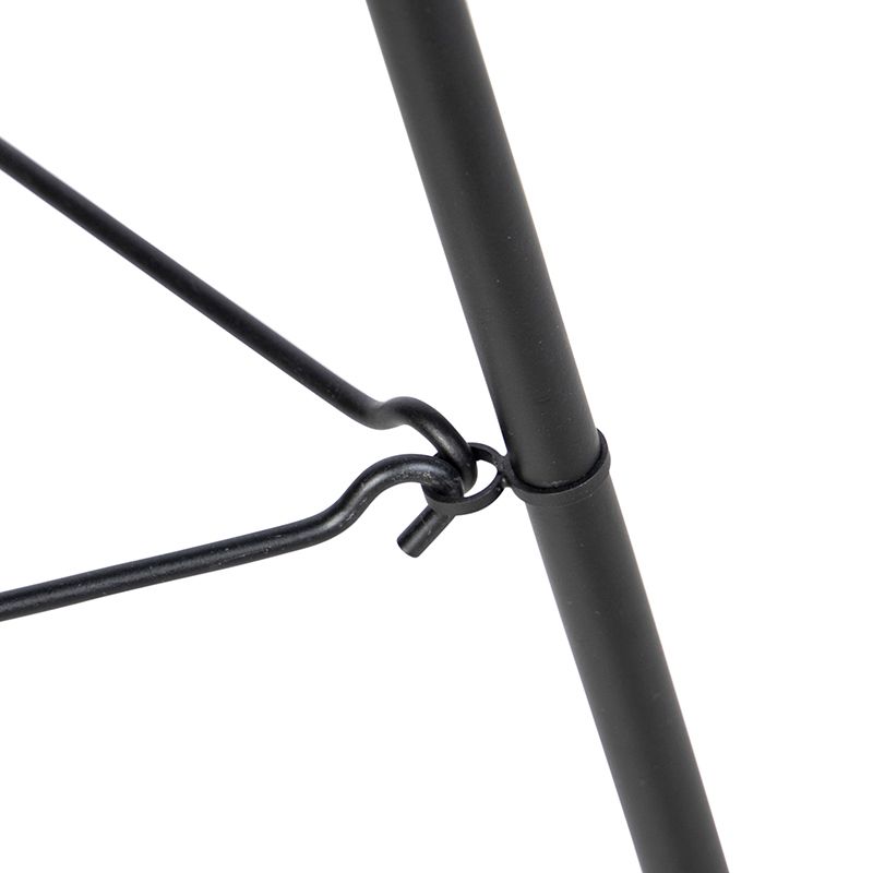 Smart landelijke vloerlamp rotan incl. WiFi A60 - Manila