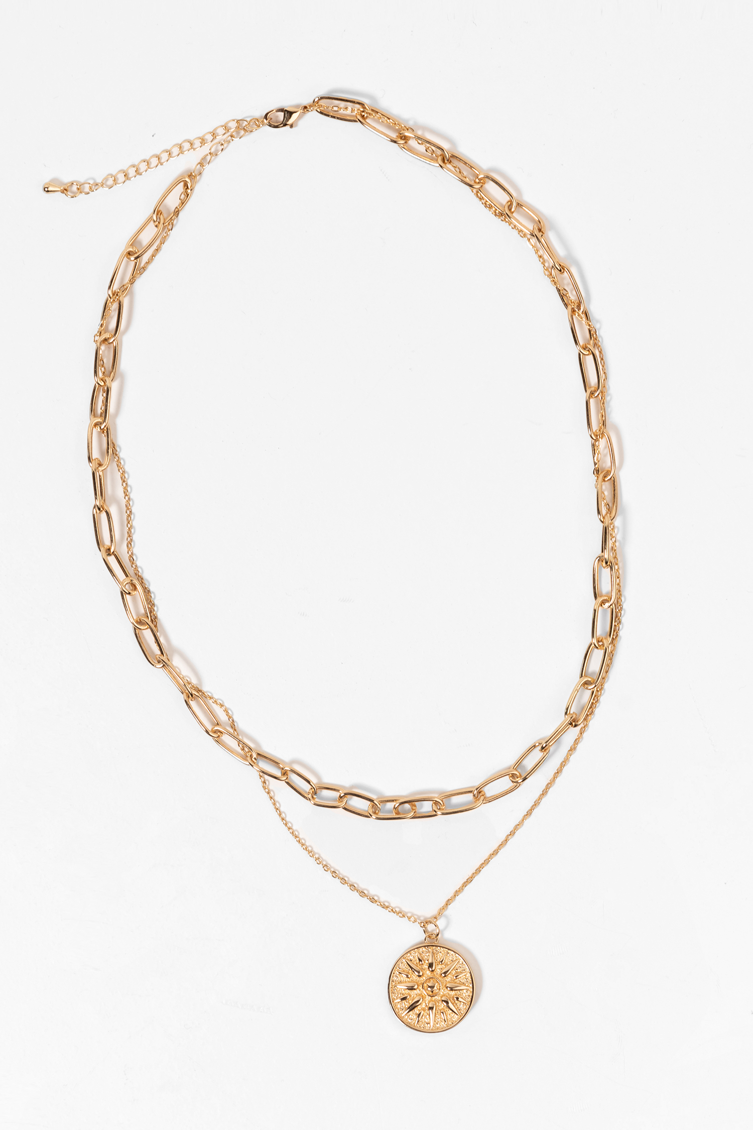 Collier en cuivre géométrique