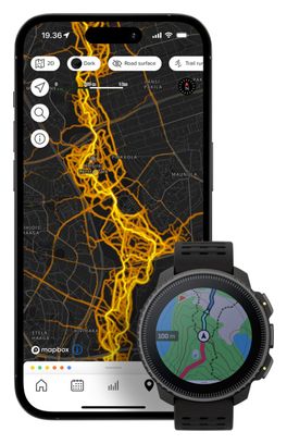 Montre GPS Suunto Vertical Steel Solar All Black - Noir
