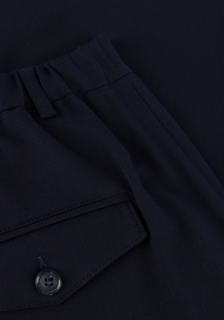 blauwe summum midirok skirt viscose blend