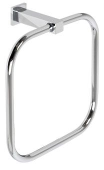 Plieger Cube handdoekring inox