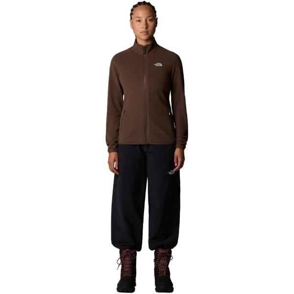 Veste polaire THE NORTH FACE W 100 GLACIER FZ SMOKEY BROWN