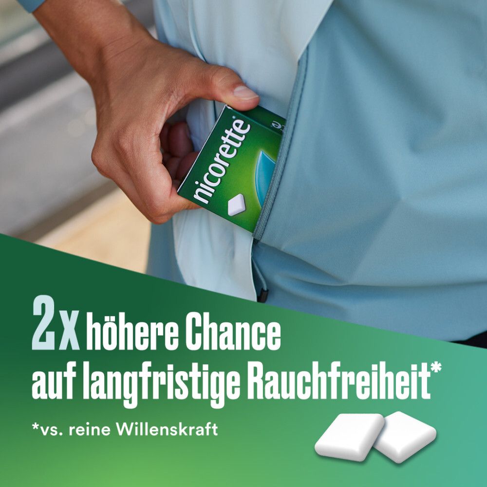 nicorette® Kaugummi 2 mg Whitemint- Jetzt 20% Rabatt sichern*