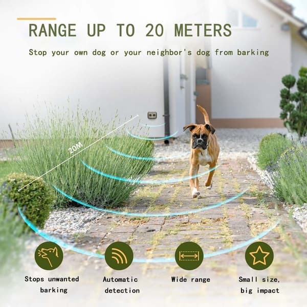 INF Ultralyd Hundetrener med 3 Moduser, 15m Rekkevidde - Effektiv og Trygg Opplæring for Hunden Din