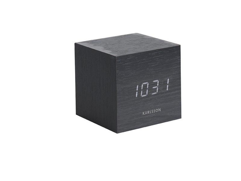 Alarm Clock Mini Cube KA5655BK Black