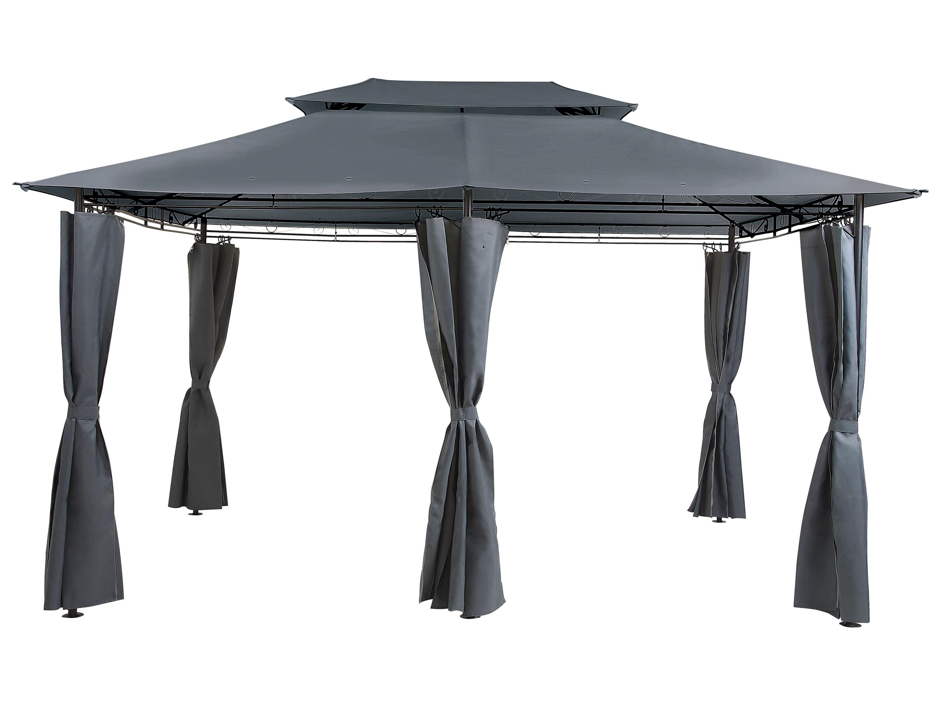 Paviljoen COLOS Metaal 400 cm 300 cm Grafietgrijs