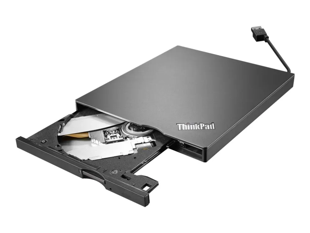 Lenovo ThinkPad UltraSlim USB DVD Burner - Disk drev - DVD±RW (±R DL) / DVD-RAM - USB 3.0 - ekstern