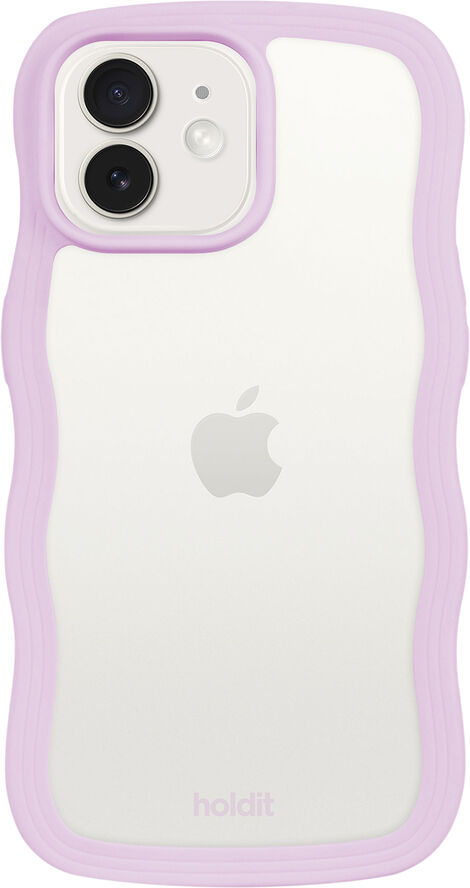 HoldIt Wavy Case iPhone 12/12 Pro Lilla