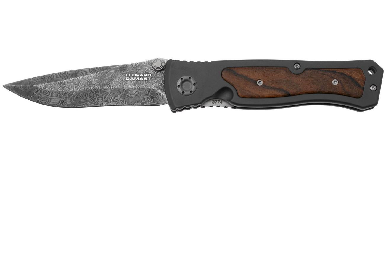 Böker Leopard-Damascus II 111054DAM Ziricote Wood, zakmes
