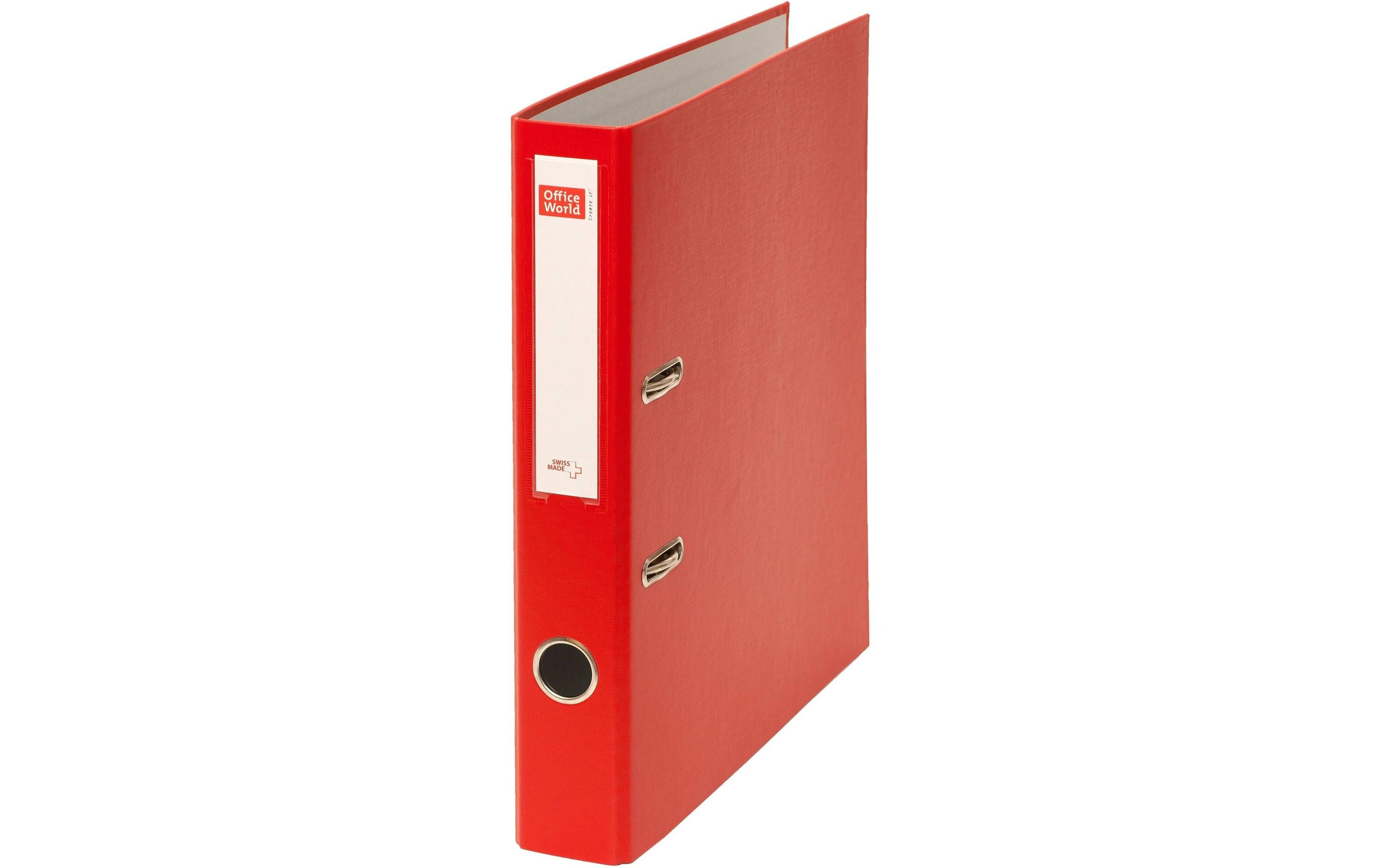 Pro Ordner 4 cm 28.5 cm, FeuerrotRoter Ordner, A4-Format