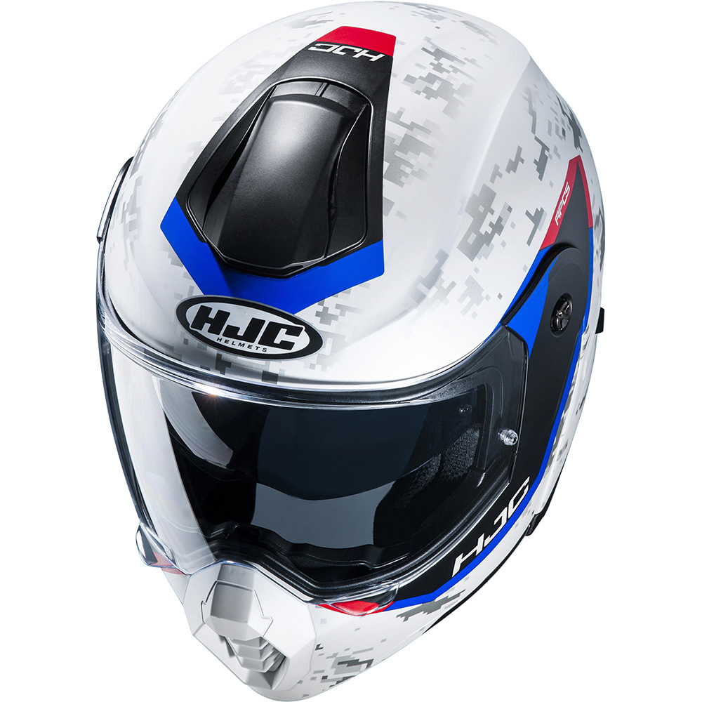 HJC - Casque C80 Bult MC21SF / Blanc / Bleu / Rouge