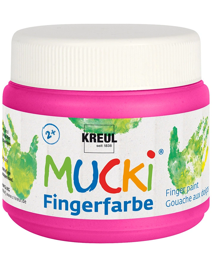 Fingerfarbe MUCKI in pink 150 ml