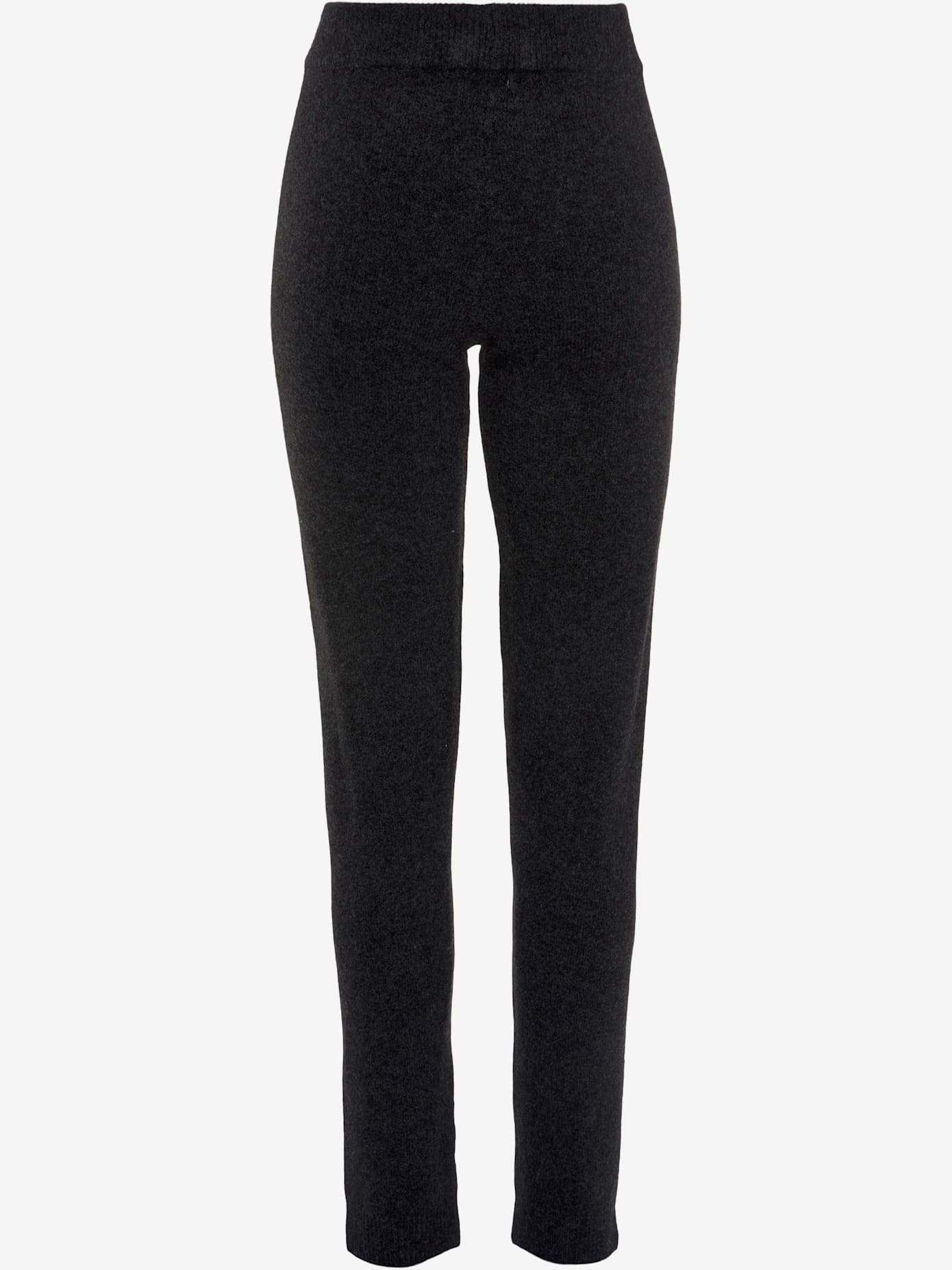 Pantalon en tricot effet chiné