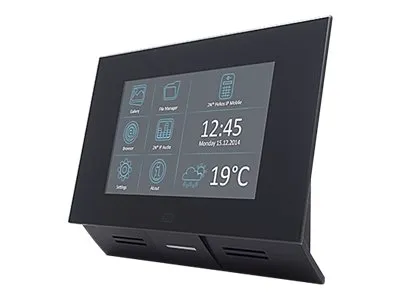 2N Indoor Touch - 2.0 - berøringspanel - kablet - 10/100 Ethernet - sort