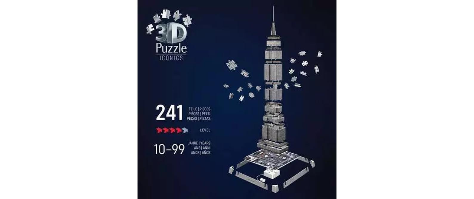 Ravensburger 3D-Puzzle »Iconics Empire State Building Light« 3D-Effekt