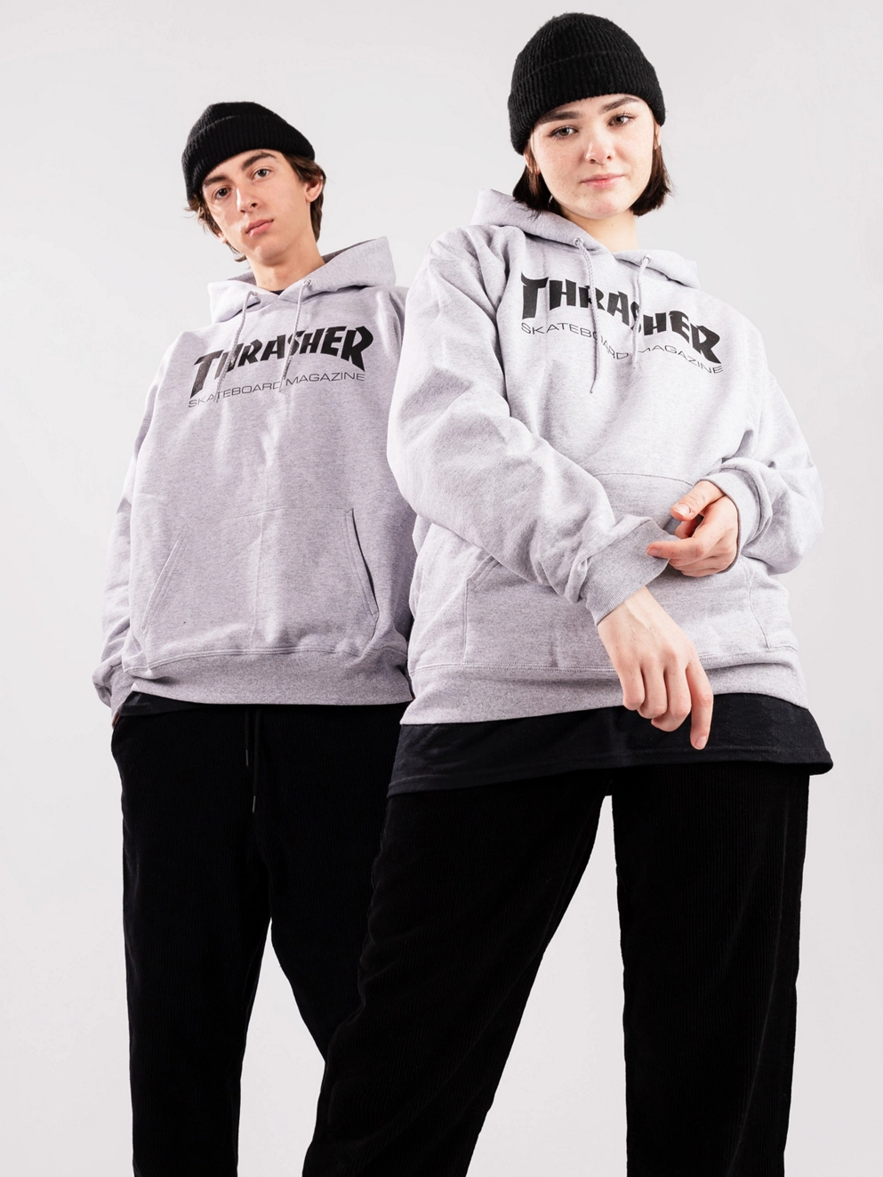 Thrasher Skate Mag Hoodie greymottled