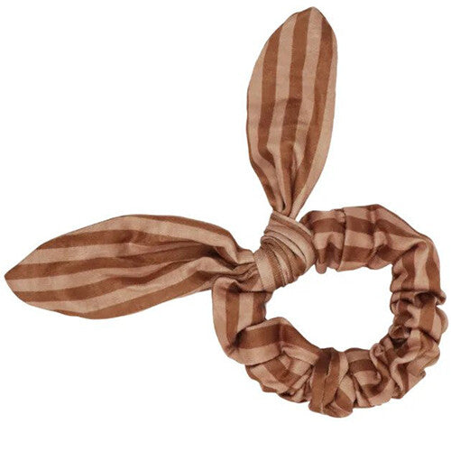 Vanpauline haarelastieken scrunchie - stripe & moon - 6st