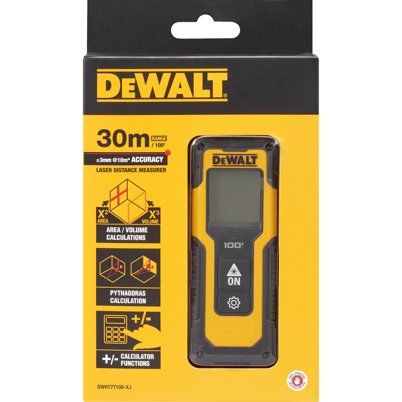 DeWALT DWHT77100-XJ afstandsmeter Rood
