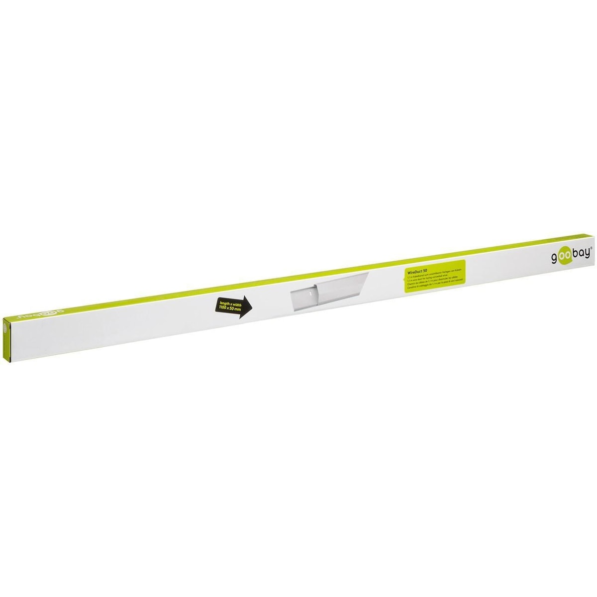 Goobay Trådkanal aluminium 50 mm  lengde 1,1 m
