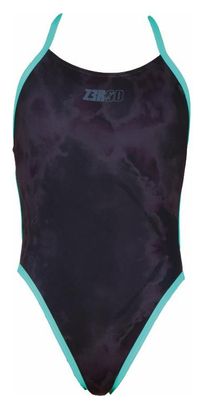 Maillot de Bain 1 pièce Femme Z3rod Dark Shadow Noir / Bleu