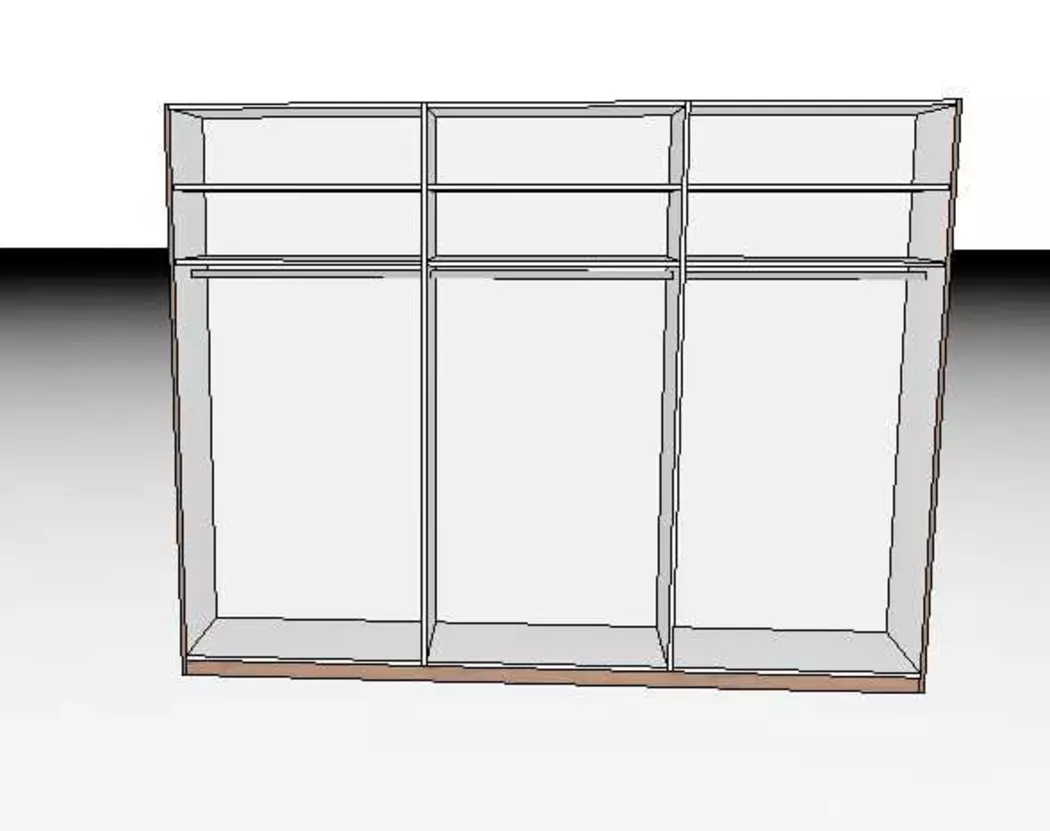 Kleiderschrank Minto 2.0 299,2 x 229,4 cm