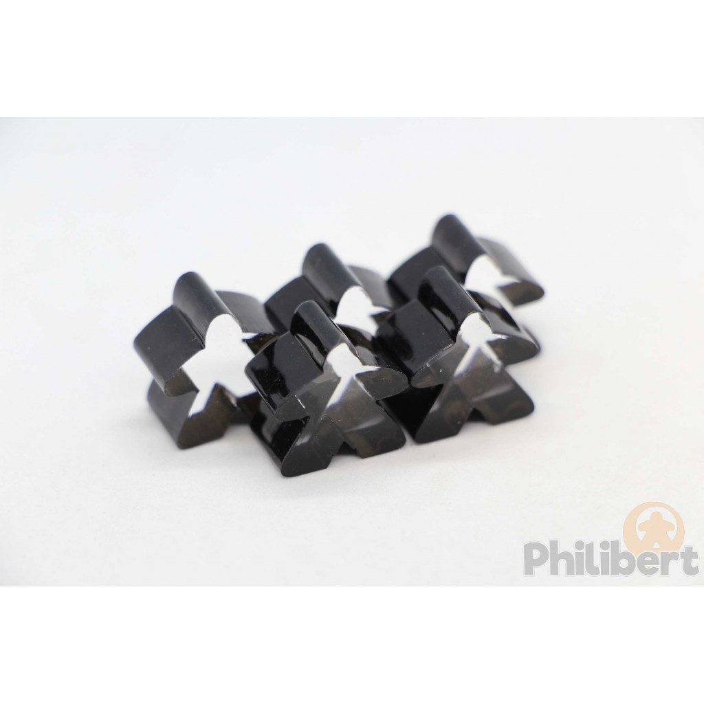 Set de 5 Meeples Transparents