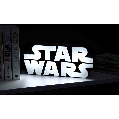 Star Wars lampe - sort og hvid