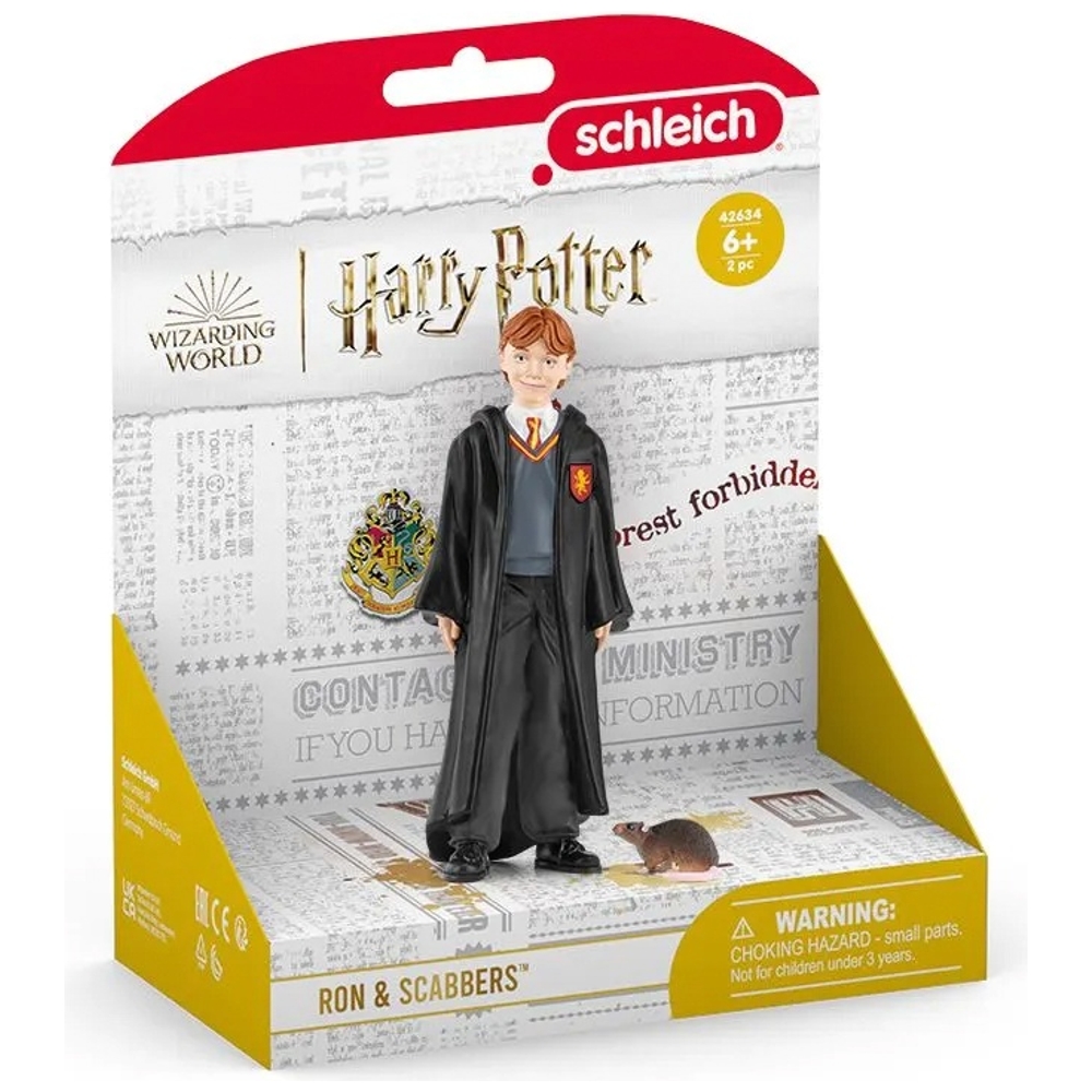 Schleich Wizarding World Harry Potter 42634 Ron Weasley & Krätze Figur