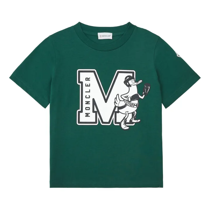 Moncler T-shirt Logo | Vert foncé
