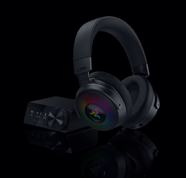 Razer Kraken V4 Pro trådløse gaming-høretelefoner (sort)