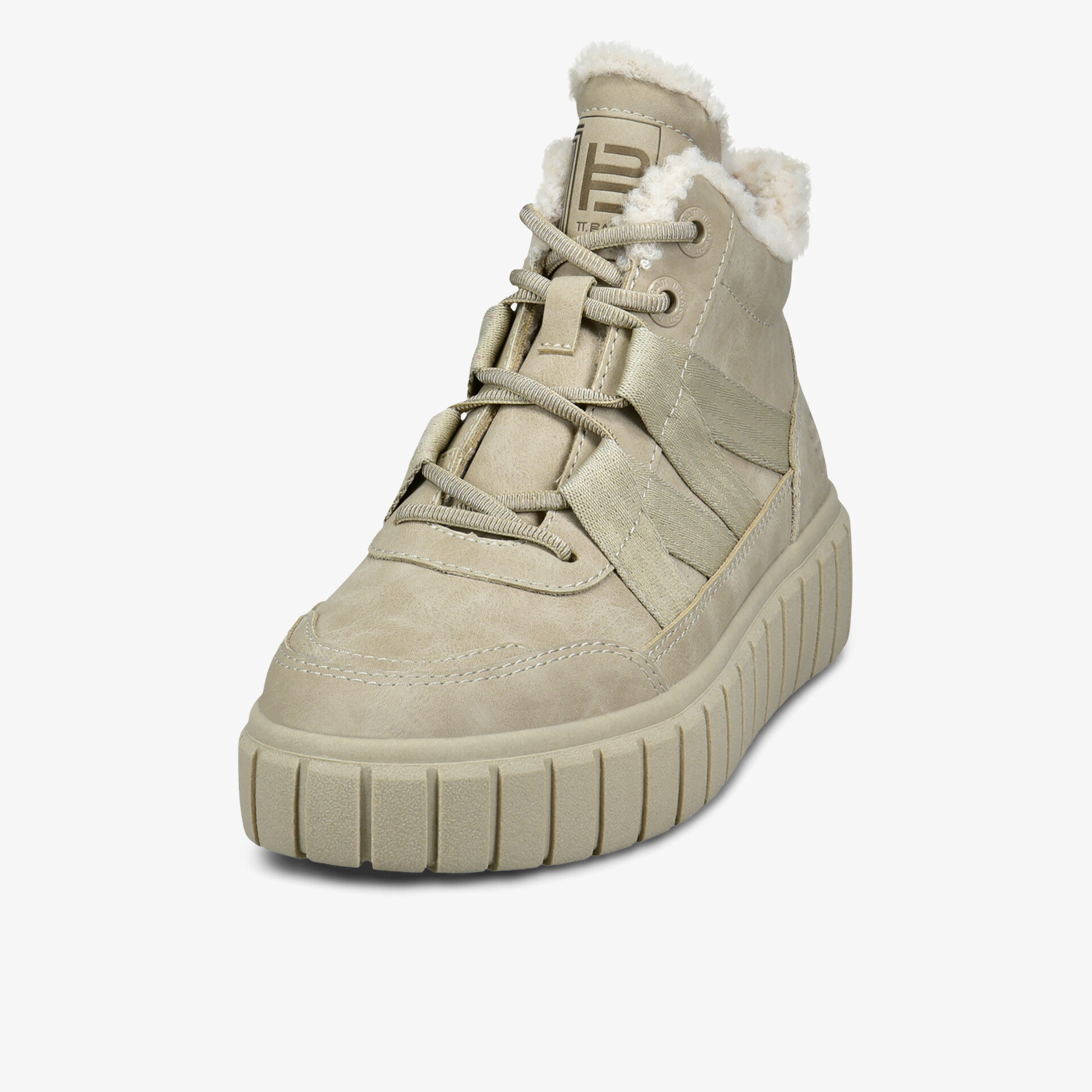 BAGATT Damen Schnürstiefeletten beige