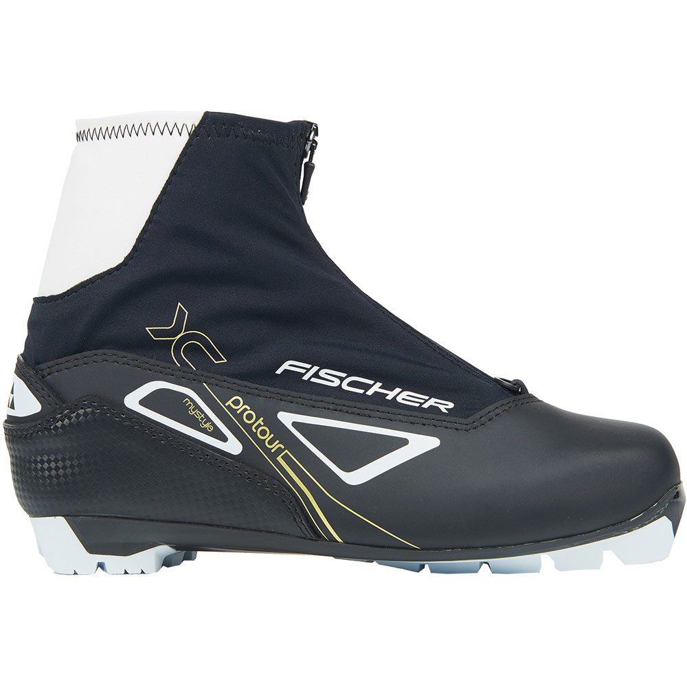 Fischer Pro Tour My Style Classic Comfort Langlaufschuhe Damen schwarz gelb