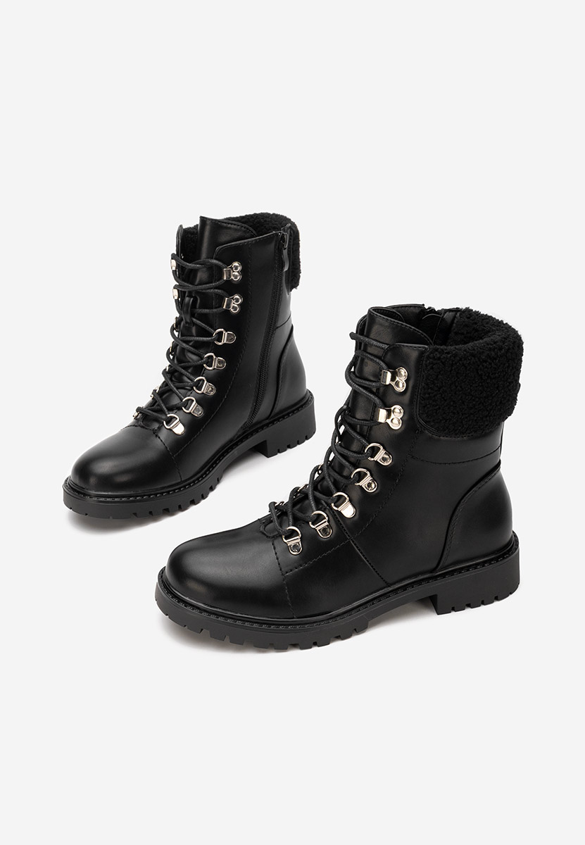 Bottines rangers femme noirs Axelle