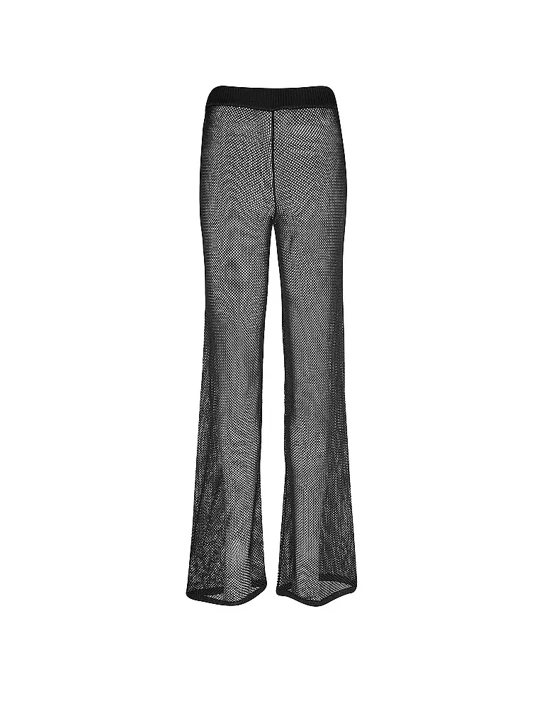 CALVIN KLEIN Marlenehose schwarz