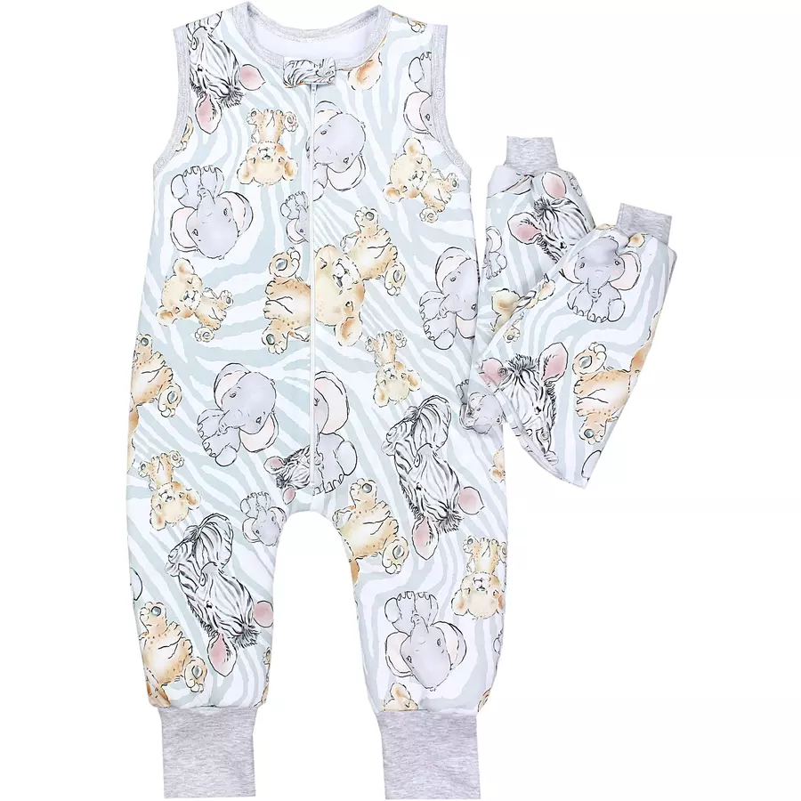 TupTam Baby Schlafsack mit Beinen und Ärmel Winter mehrfarbig Modell 1