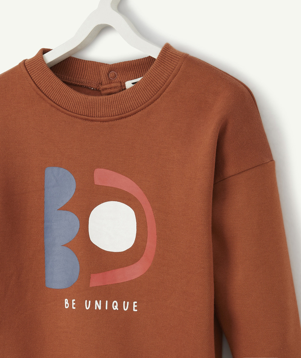 LE SWEAT ÉVOLUTIF TERRACOTTA EN COTON PIMA