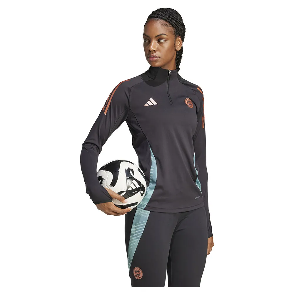 Moletom adidas FC Bayern Tiro 24 Training com meio zíper