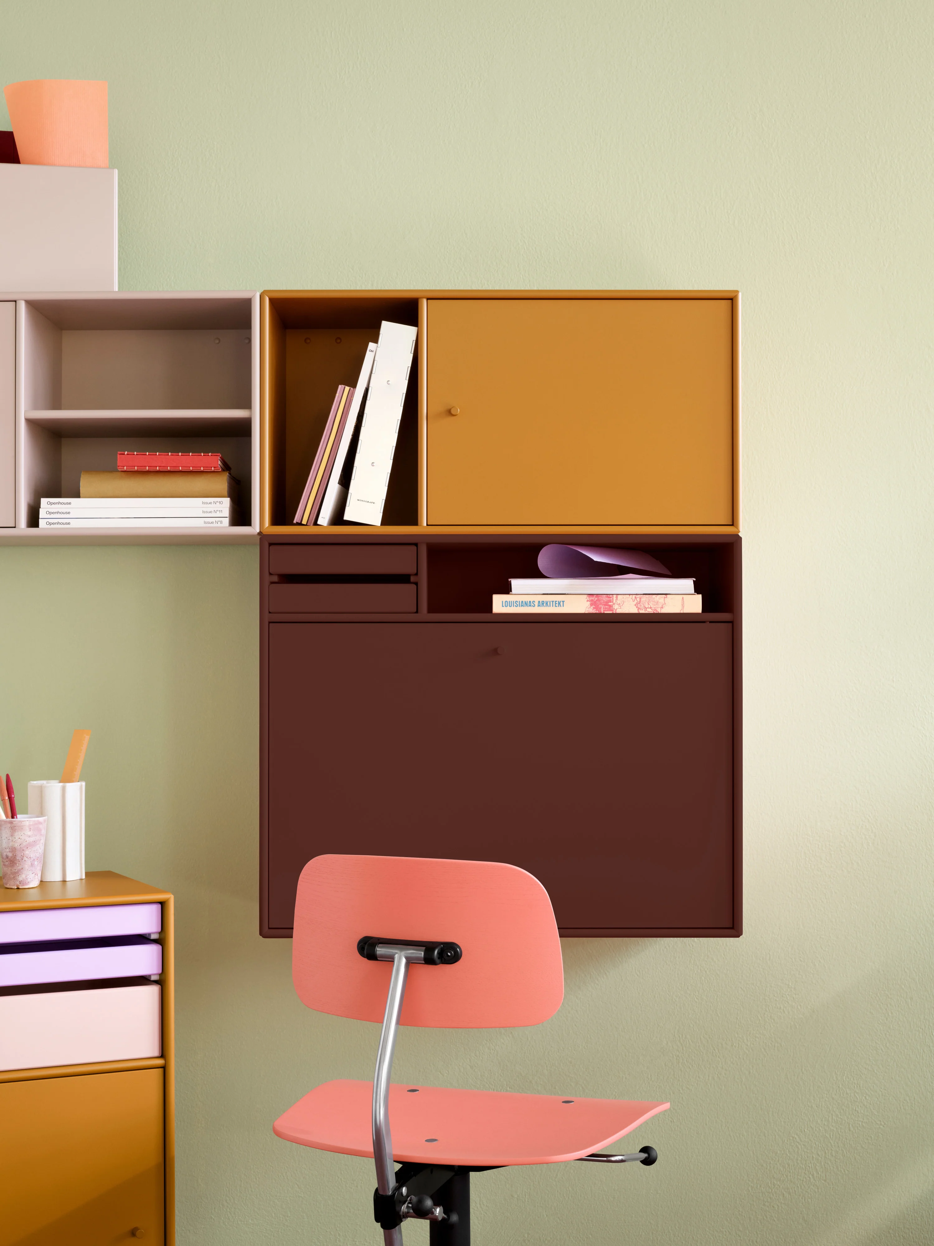 Handgemaakt wandbureau Studio