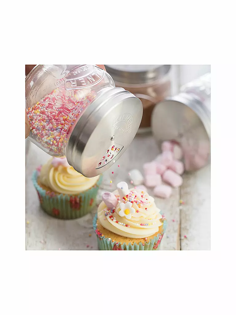 KILNER Vorratsglas mit Drehverschluss 250ml transparent