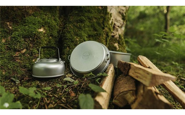 Easy Camp Kochset Adventure Cook Set silber