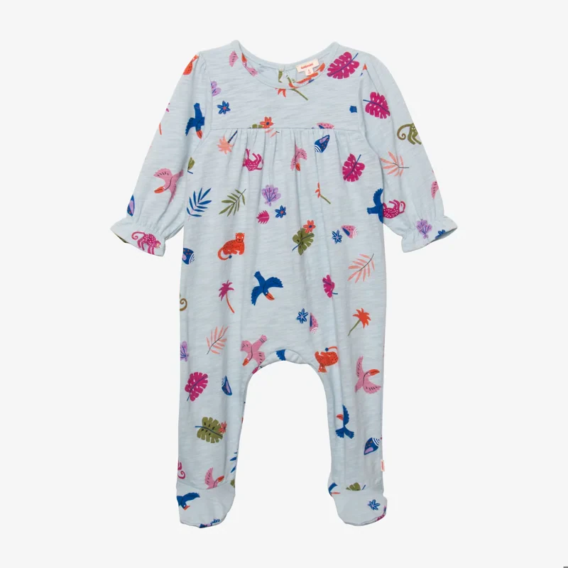 Pyjama bébé fille exotique bleu Catimini Bleu
