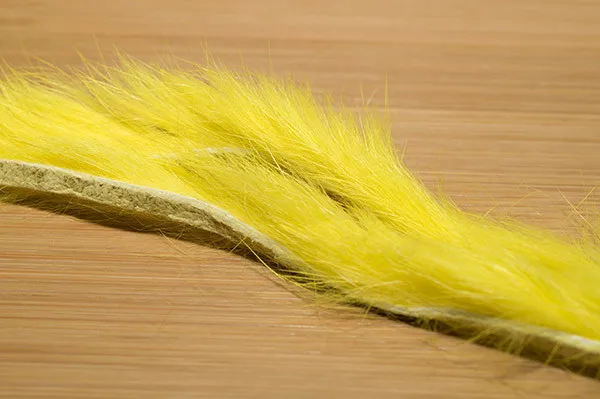 The Fly Co Rabbit Strips S-Cut 3mm - Fluor Yellow