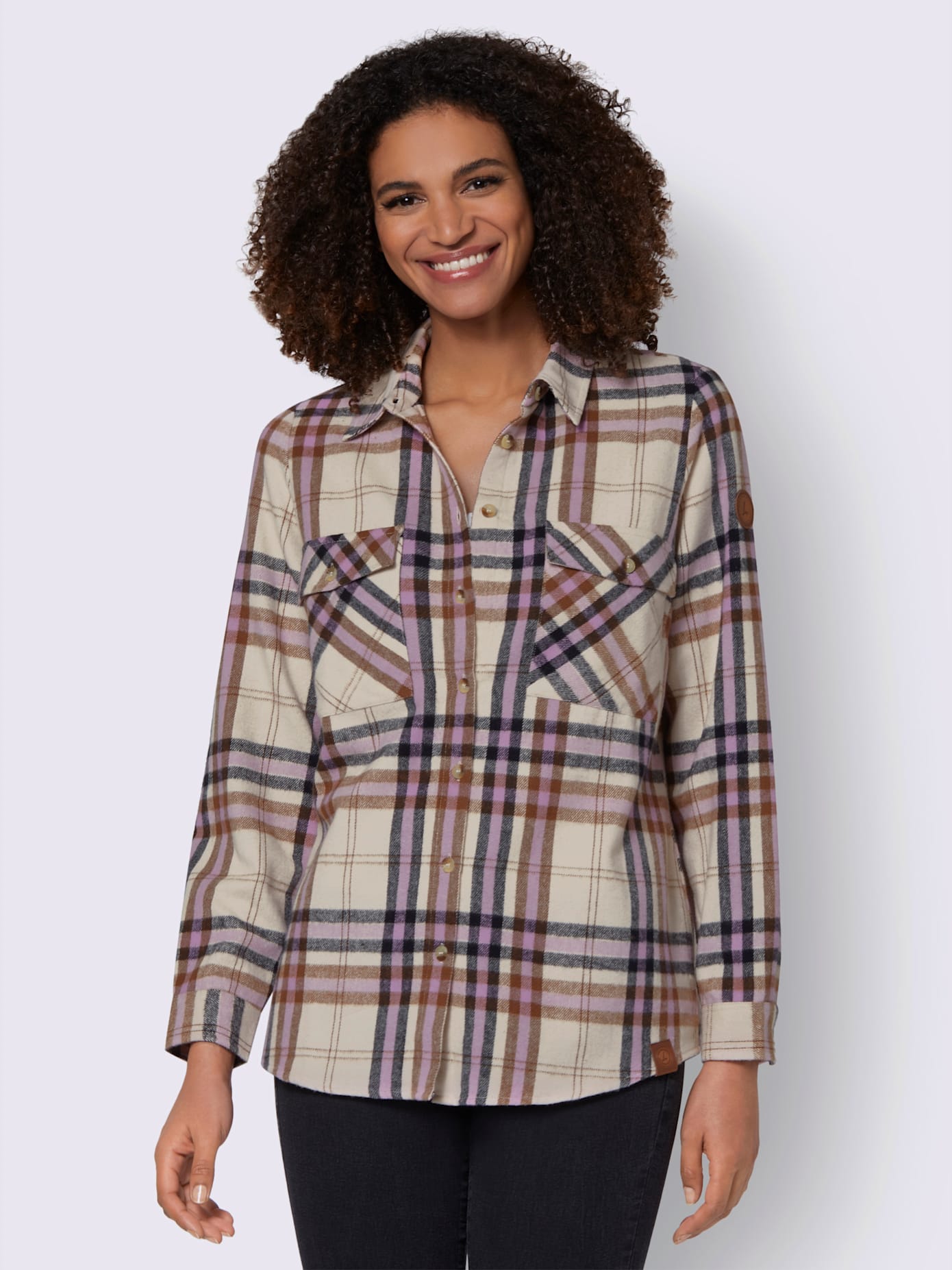 Chemisier en flanelle pur coton